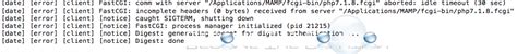 Fastcgi incomplete headers 0 bytes received from server usr lib cgi bin ...