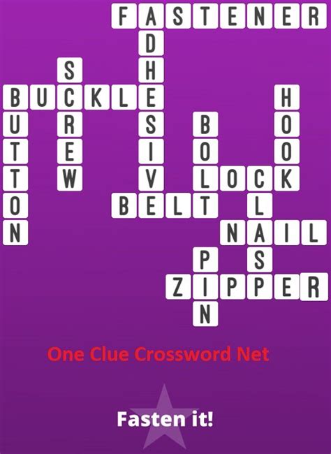 The Crossword Solver found 52 answers to "Fasten (5)", 5 letters crossword clue. The Crossword Solver finds answers to classic crosswords and cryptic crossword puzzles. Enter the length or pattern for better results. Click the answer to find similar crossword clues.