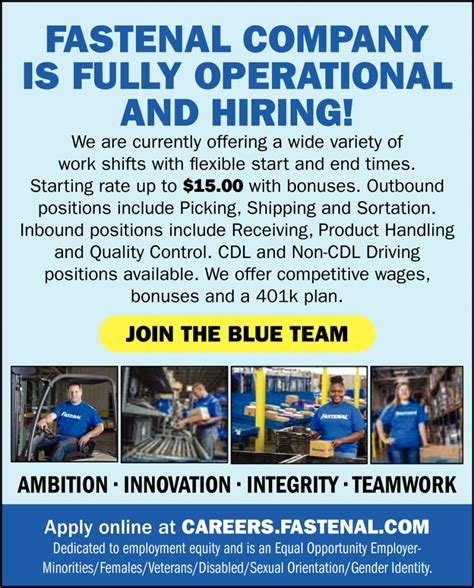 Fastenal Company Warehouse Associate Job in Harrison, AR