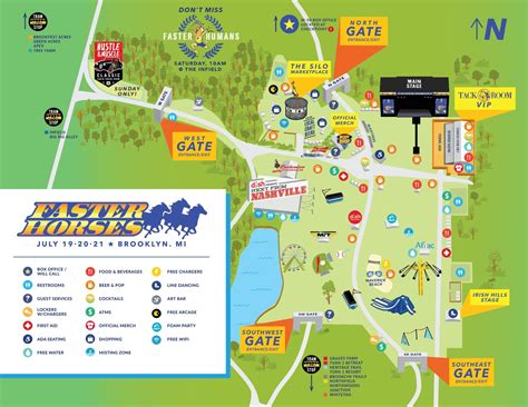Faster horses michigan. July 19-21, 2024 - Brooklyn. Get ready y'all! The #p artyofthesummer returns to Brooklyn, Michigan in mid July! Come out and celebrate 3 big days of country music and camping in Brooklyn Michigan! Interested in being a food vendor at Faster Horses? Please contact: foodvendors@fasterhorsesfestival.com. Are you a craft vendor? 