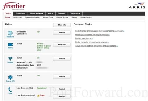 Fastest Arris NVG589 Router Port Forwarding Instructions