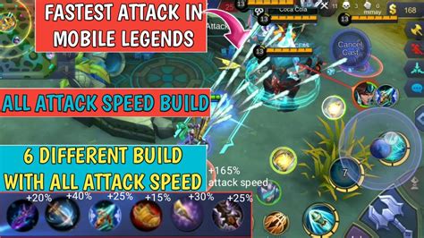 Fastest attack speed hero in mobile legends.  They are split into six cate...