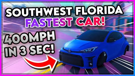 Fastest car southwest florida roblox. Things To Know About Fastest car southwest florida roblox. 