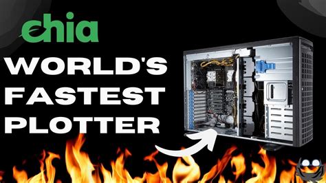 Fastest chia plotter.  This is 38 plots per day; an almost 20% improveme...