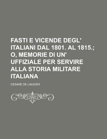 Fasti e vicende degl' italiani dal 1801. - Successful project management 5th edition solutions manual.