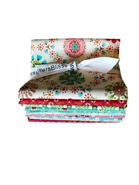 Fat Quarter Riley Blake ""Oma Chic"" Gänseblümchen blau Lori …