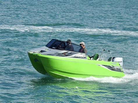 Fat cat boats.  #everythingboats FatCat builds safe, stable, small catamaran boa...