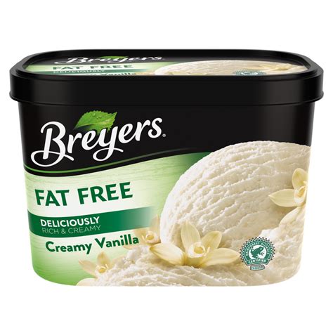 Fat free ice cream. Understand the difference between "reduced fat" and "light." These labels compare the total fat of the ice cream to its original product. A reduced-fat ice cream … 