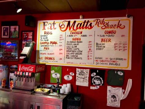 Fat mac's rib shack. Fat Matt's Rib Shack. 1811 Piedmont Ave NE, Atlanta, GA 30324-5214 (Morningside - Lenox Park) +1 404-607-1622. Website. 