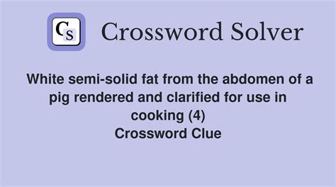 Fat pig crossword clue - TJoseph Crossword Answers