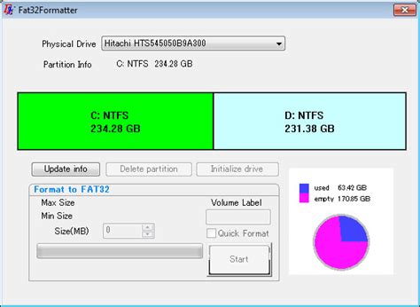 Fat32Formatter untuk Windows - Unduh