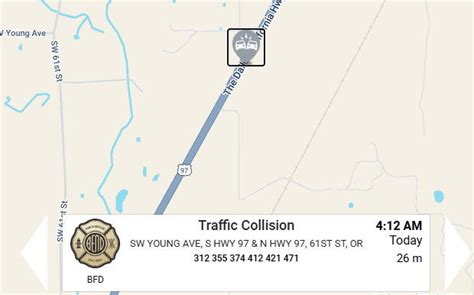 Fatal accident on 97 today.  The closure is before the PulsePoint Fatal crash...
