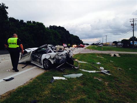 Fatal accident today in florida. After the crash, FHP said the driver continued traveling on State Road 91. The man was pronounced dead at the scene. Troopers said there are no other details about the driver or the car. Anyone ... 