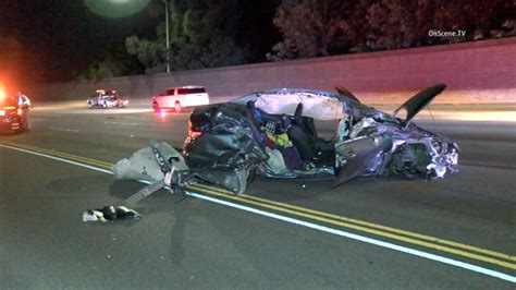 Fatal car accident los angeles today. FILE. A 51-year-old motorist suffered moderate injuries and his passenger, a 37-year-old woman, was fatally injured Sunday when their BMW struck a disabled vehicle on the 10 Freeway, on the ... 