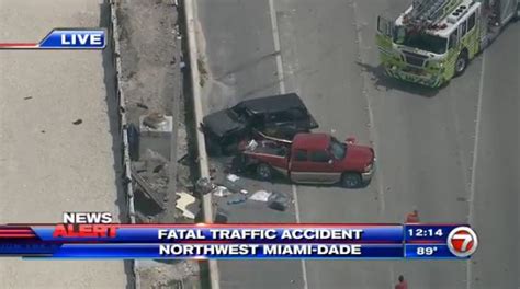 Fatal crash closes southbound Turnpike lanes in North Lauderdale