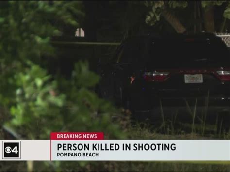 Fatal shooting in Pompano Beach under investigation