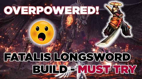 Fatalis longsword. Fatalis vs Longsword Solo Guide - Openings, Strategy, Build, etc | MHW Iceborne - YouTube. Cons OA. 29.2K subscribers. Subscribed. 2.3K. 130K views 3 years ago. 