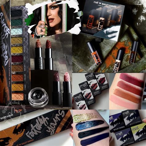 Fatally yours bailey sarian. I just received the new Melt Cosmetics x Bailey Sarian Fatally Yours Collection and it looks sooooo cool!! Here are some swatches of all the products include... 