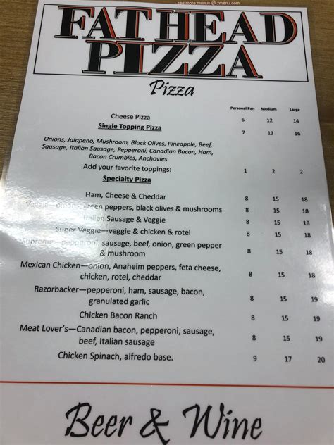 Fatheads - Newport Delivery Menu - Newport On The …