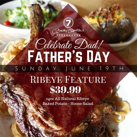 Father's Day restaurant specials in the Capital Region