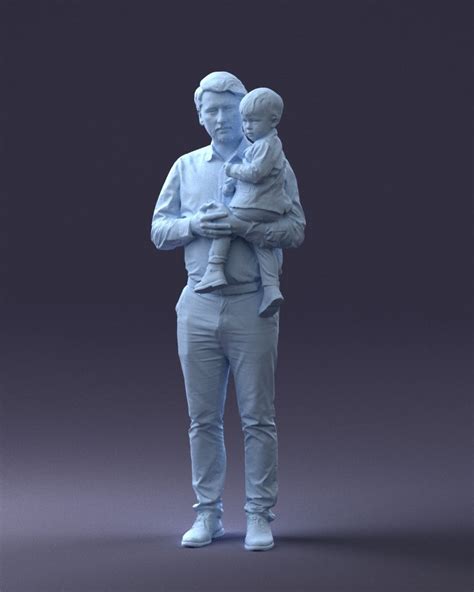 Father and Son (1206) - 3D Model by 3DFarm - renderhub.com