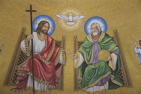Father son and holy spirit. For example, the Father chooses who will be saved (Eph. 1:4); the Son redeems them (Eph. 1:7); and the Holy Spirit seals them, (Eph. 1:13). A further point of clarification is that God is not one person, the Father, with Jesus as a creation and the Holy Spirit as a force (Jehovah’s Witnesses). 