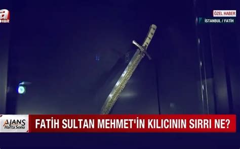 Fatih sultan mehmet in kılıcının üzerinde ne yazıyor