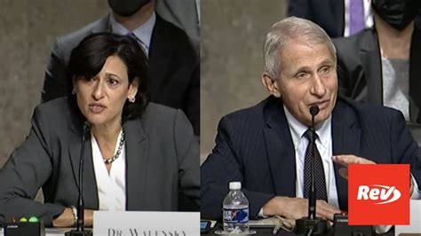 Fauci, Walensky COVID-19 Response Testimony Senate …