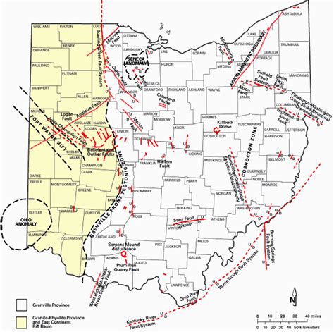Fault line map ohio. Geologists have identified a couple fault lines that run across our southern viewing area, including the Anna-Champaign fault, and the Auglaize fault that does run … 