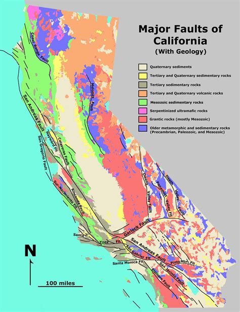 Fault lines in southern ca. Sediments beneath the Coachella Valley thicken gradually northeast to a depth of ~4-5 km at an abrupt boundary at the San Andreas fault. These features all record crustal-scale tilting to the northeast that likely started when the San Jacinto fault zone initiated ca. 1.2 Ma. Tilting appears to be driven by oblique shortening and loading ... 