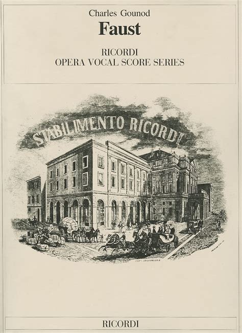 Faust Vocal Score