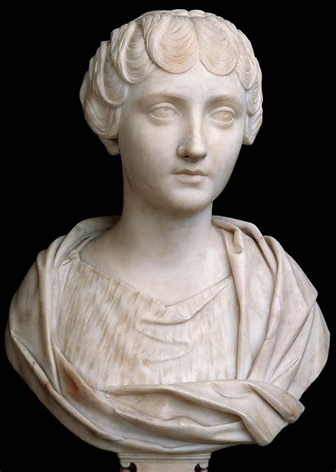 For her part, Faustina the Younger was surrounded by imperial power: Daughter of emperor Antoninus Pius, she was married at 15 to future emperor Marcus Aurelius and bore 14 children, .... 