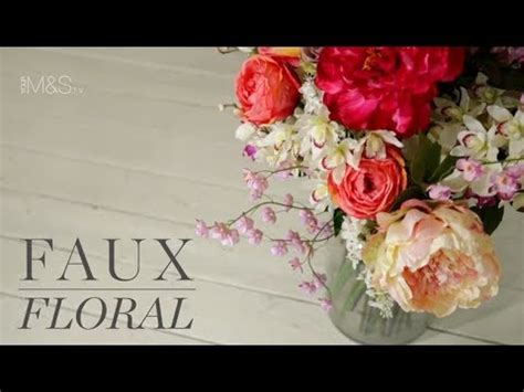 Faux Floral - How to arrange artificial flowers? - Marks and Spencer ...