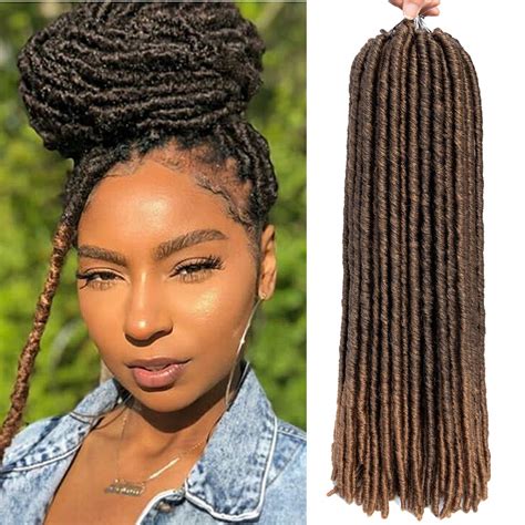 8 Packs 24 Inch Soft Locs With Curly Ends Faux Locs Crochet Hair Boho Braids Crochet Locs Hair for Women Crochet Dreads (24inch 8Pack 1B) Options: 7 sizes. 4.5 out of 5 stars. 516. 200+ bought in past month. ... 36 Inch New Faux Locs Crochet Braids Hair 6 Packs Super Long Goddess Locs Crochet Hair Curly Wavy Soft Locs Braiding Hair for …