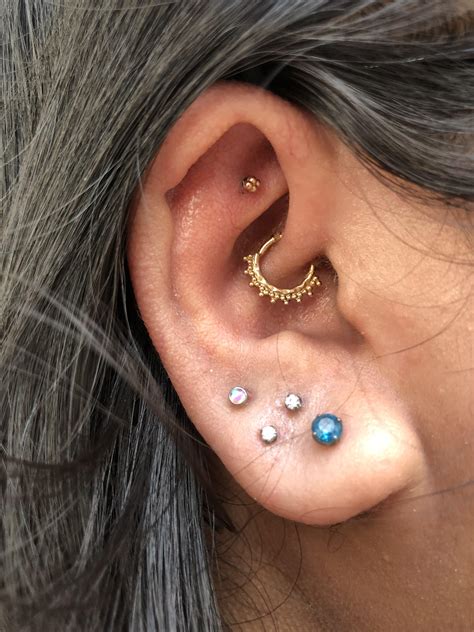 Faux rook piercing. I just got my conch pierced on the second of May. It’s been a little over 2 weeks but I really want to get the faux rook on the same ear. Also, the conch looks to be healing fine. I know there are recommendations to wait a few months in between piercings, but I just really want this piercing ASAP 😅 I’m sure y’all know the feeling! 