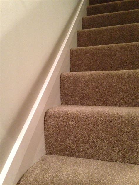 With our false end stair tread kit, stair tread plates are 1/2” hardwood veneers, which can sit on top of the existing framed treads. This allows carpet padding and carpet to butt or roll up to it, giving the appearance of solid hardwood treads below the carpet. These are used in custom homes as well as simple remodeling projects.. 