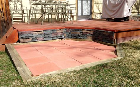 Faux stone shed skirting. Wainscot Panels. Many people aren’t aware just how versatile our faux stone panels are. GenStone customer David Amato was looking to add a light touch to his backyard shed when he found our Deep Red Brick product. David used the wainscot panels to complete a simple but bold project that truly stands out. 