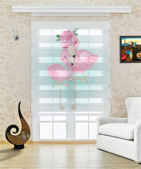 Favorilere Ekle Çocuk Odası Zebra Perde - Flamingo Desen Baskılı Zebra Perde- Mavi-beyaz-pembe M2 fiyatı ₺389,90.