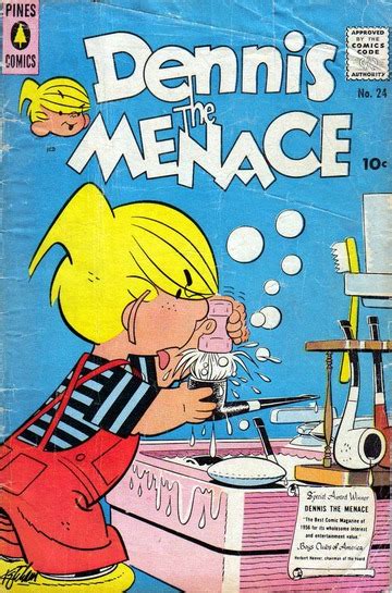 Fawcett Comics Dennis the Menace 024 Pines 1957 Vigilante407 DCP