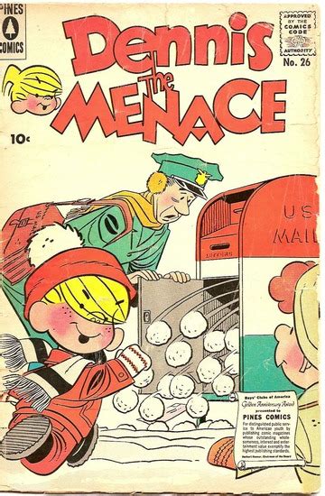 Fawcett Comics Dennis the Menace 026 Pines