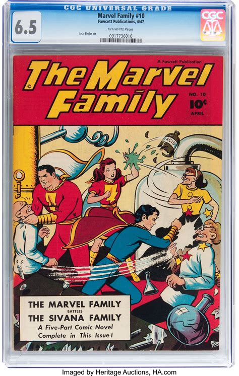 Fawcett Comics Marvel Family 63