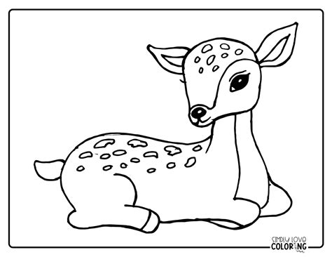 Fawn Coloring