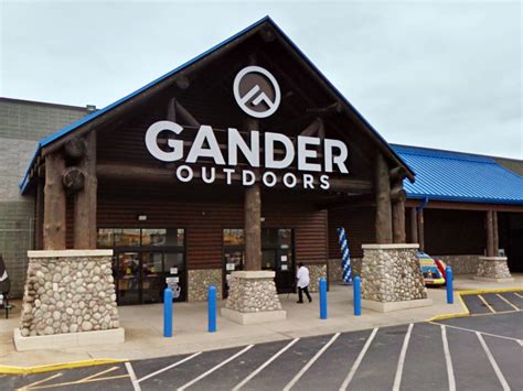 Hours. Permanently closed. (910) 487-4036. https://www.ganderoutdoors.com. Gander Mountain-Lodge is a sporting goods and recreation store which carries apparel and footwear as well as fishing, camping, boating, hunting and firearms gear. It additionally offers hunting and fishing licenses, information seminars, gunsmith services and more.. 
