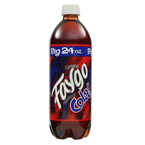 Faygo. Part of the Faygo charm is the low prices. You can get a 24-pack of 20-ounce sodas for $12 from the company directly. Their single 20-ounce sodas sell in stores all over Michigan for just 99 cents. 