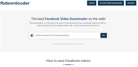 - More formats are downloadable from Facebook (up to 4K). . Fbdownloader