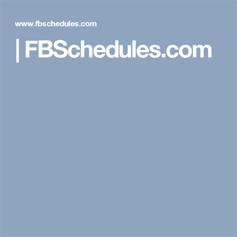 We may. . Fbschedules