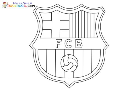 Fc Barcelona Coloring Pages