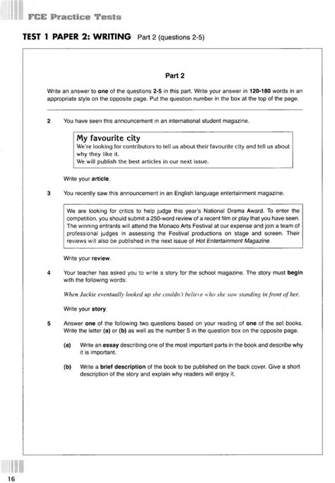 Fce practice tests speaking.  It is also the one which most depends on ho...