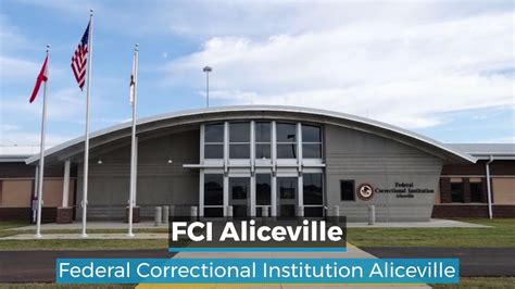 FCI General Visiting Hours FCI ALICEVILLE prison in Alabama 11070 HIGHWAY 14 ALICEVILLE, AL 35442 Email: ALI/ExecAssistant@bop.gov Phone: 205-373-5000 Fax: 205-373-5020 Inmate Gender: Female Offenders Population: 1,567 Total Inmates 1,317 Inmates at the FCI 250 Inmates at the Camp. 