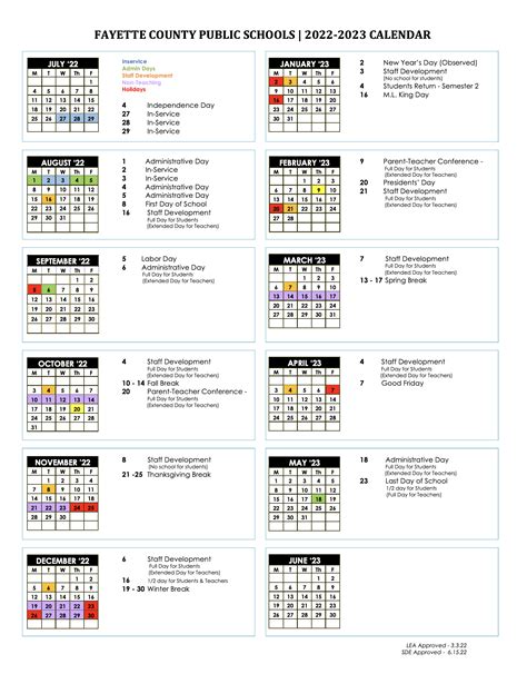 The Calendar handbook for 2022–2023 50 FCPS CENTRAL OFFICE D